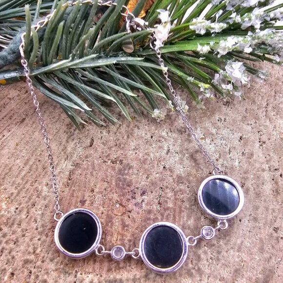 Nature Rainbow Flashy Ammolite Inlay 925 Bracelet - Picture 9 of 9